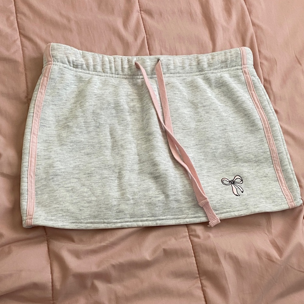Cotton On Gray and Pink Skirt